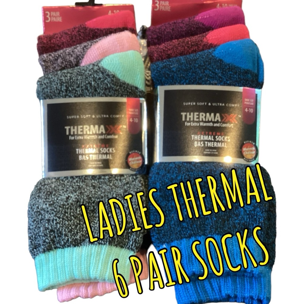 🌸Ladies 6 Pair Thermal Socks